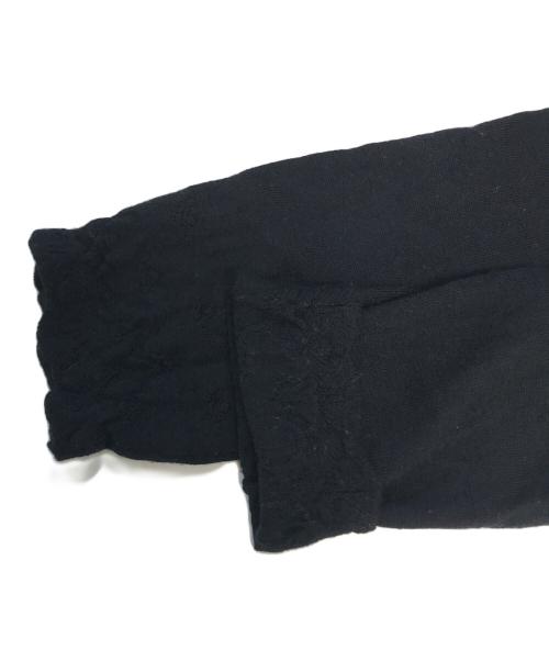 COMME des GARCONS（コムデギャルソン）COMME des GARCONS (コムデギャルソン) バイカラーウールニット ブラック サイズ:表記なしの古着・服飾アイテム