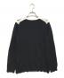 COMME des GARCONS (コムデギャルソン) バイカラーウールニット ブラック サイズ:表記なし：15000円