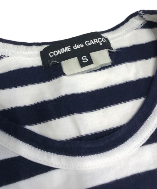 COMME des GARCONS（コムデギャルソン）COMME des GARCONS (コムデギャルソン) ボーダーカットソー ネイビー サイズ:Ｓの古着・服飾アイテム