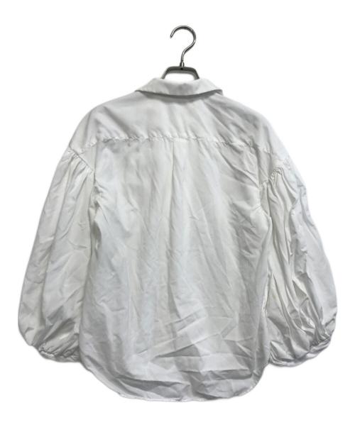 COMME des GARCONS COMME des GARCONS（コムデギャルソン コムデギャルソン）COMME des GARCONS COMME des GARCONS (コムデギャルソン コムデギャルソン) 丸襟 バルーンスリーブシャツシャツ ホワイト サイズ:XSの古着・服飾アイテム