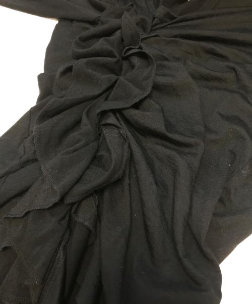 COMME des GARCONS（コムデギャルソン）COMME des GARCONS (コムデギャルソン) フリルニット ブラック サイズ:Sの古着・服飾アイテム