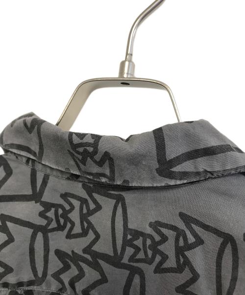 BLACK COMME des GARCONS（ブラックコムデギャルソン）BLACK COMME des GARCONS (ブラックコムデギャルソン) 総柄シャツ ブラック サイズ:XSの古着・服飾アイテム