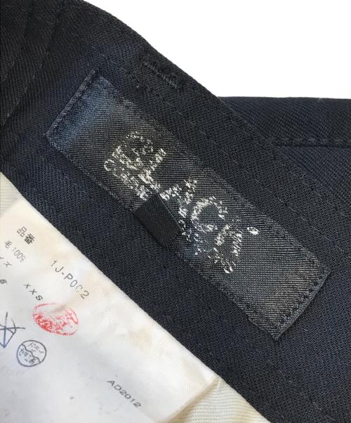 BLACK COMME des GARCONS（ブラックコムデギャルソン）BLACK COMME des GARCONS (ブラックコムデギャルソン) マルチポケットパンツ ブラック サイズ:XXSの古着・服飾アイテム