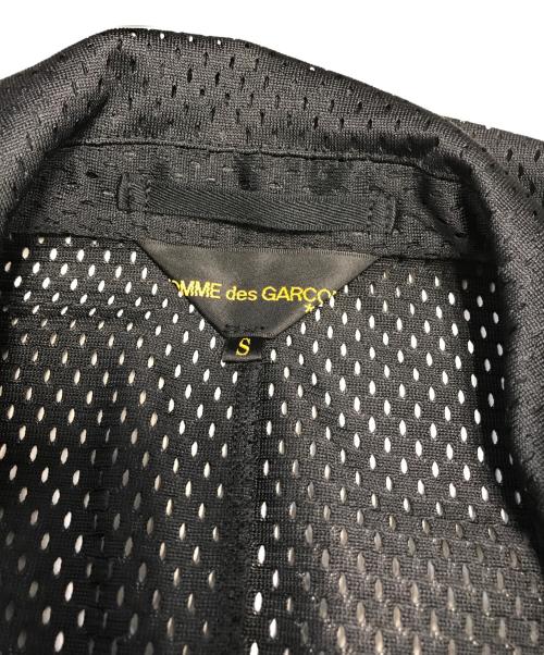 COMME des GARCONS（コムデギャルソン）COMME des GARCONS (コムデギャルソン) メッシュフリルジャケット ブラック サイズ:Sの古着・服飾アイテム