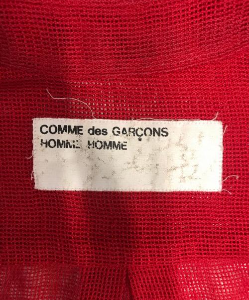 COMME des GARCONS HOMME HOMME（コムデギャルソンオムオム）COMME des GARCONS HOMME HOMME (コムデギャルソンオムオム) 90's S/Sリネンシャツ レッド サイズ:表記なしの古着・服飾アイテム