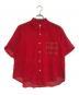 COMME des GARCONS HOMME HOMME（コムデギャルソンオムオム）の古着「90's S/Sリネンシャツ」｜レッド