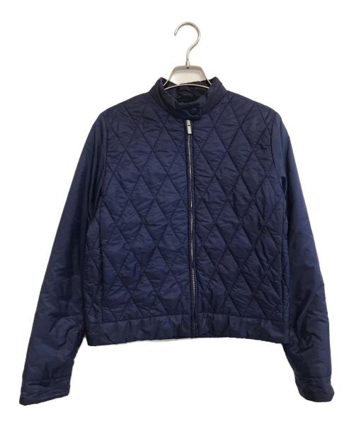 MIU MIU（ミュウミュウ）MIU MIU (ミュウミュウ) キルティングジャケット ネイビー サイズ:38の古着・服飾アイテム