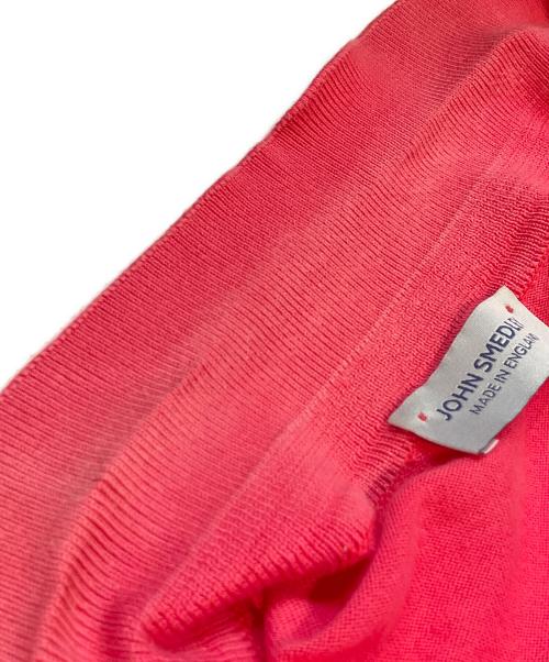 JOHN SMEDLEY（ジョンスメドレー）JOHN SMEDLEY (ジョンスメドレー) ニットポロシャツ レッド サイズ:Ｌの古着・服飾アイテム