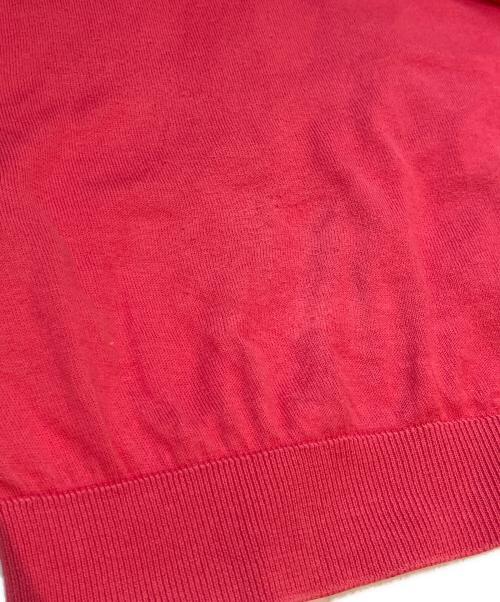 JOHN SMEDLEY（ジョンスメドレー）JOHN SMEDLEY (ジョンスメドレー) ニットポロシャツ レッド サイズ:Ｌの古着・服飾アイテム