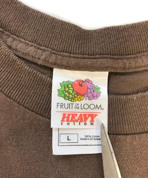 FRUIT OF THE LOOM（フルーツオブザルーム）FRUIT OF THE LOOM (フルーツオブザルーム) プリントTシャツ カーキ サイズ:Lの古着・服飾アイテム