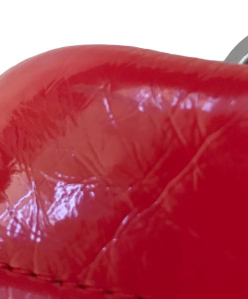 DIESEL（ディーゼル）DIESEL (ディーゼル) エナメルジャケット レッド サイズ:Sの古着・服飾アイテム