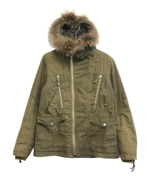 JohnUNDERCOVER（ジョンアンダーカバー）JohnUNDERCOVER (ジョンアンダーカバー) N-3Bタイプキルティングアーミーブルゾン グリーン サイズ:SIZE 3の古着・服飾アイテム