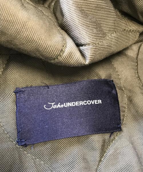 JohnUNDERCOVER（ジョンアンダーカバー）JohnUNDERCOVER (ジョンアンダーカバー) N-3Bタイプキルティングアーミーブルゾン グリーン サイズ:SIZE 3の古着・服飾アイテム