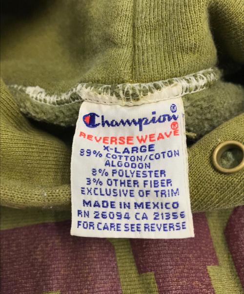 Champion（チャンピオン）Champion (チャンピオン) リバースウィーブパーカー グリーン サイズ:XLの古着・服飾アイテム
