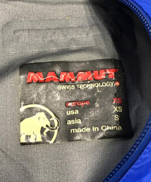 MAMMUT（マムート）MAMMUT (マムート) マウンテンパーカー ブルー サイズ:XSの古着・服飾アイテム
