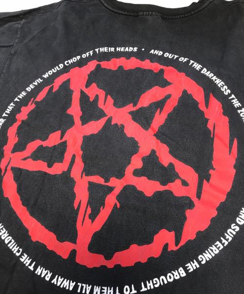 バンドTシャツ（バンドTシャツ）バンドTシャツ (バンドTシャツ) 90s ROB ZOMBIE(ロブ・ゾンビ) バンドTシャツ ブラック サイズ:Lの古着・服飾アイテム