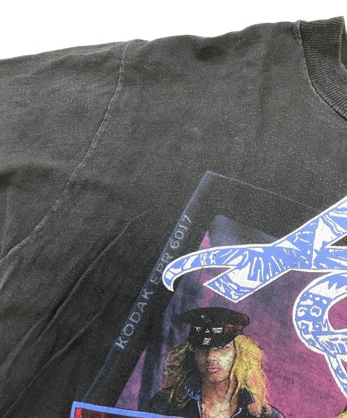 バンドTシャツ（バンドTシャツ）バンドTシャツ (バンドTシャツ) 80s POISON(ポイズン) バンドTシャツ ブラック サイズ:XLの古着・服飾アイテム