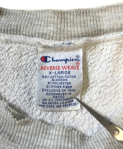 Champion（チャンピオン）Champion (チャンピオン) リバースウィーブスウェット グレー サイズ:X‐LARGEの古着・服飾アイテム