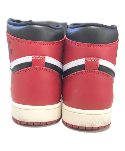 NIKE（ナイキ）NIKE (ナイキ) ハイカットスニーカー レッド サイズ:27.5cmの古着・服飾アイテム