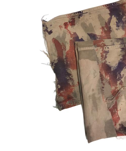 ISAMU KATAYAMA BACKLASH（イサムカタヤマ・バックラッシュ）ISAMU KATAYAMA BACKLASH (イサムカタヤマ・バックラッシュ) 総柄カーゴパンツ ブラウン サイズ:Mの古着・服飾アイテム