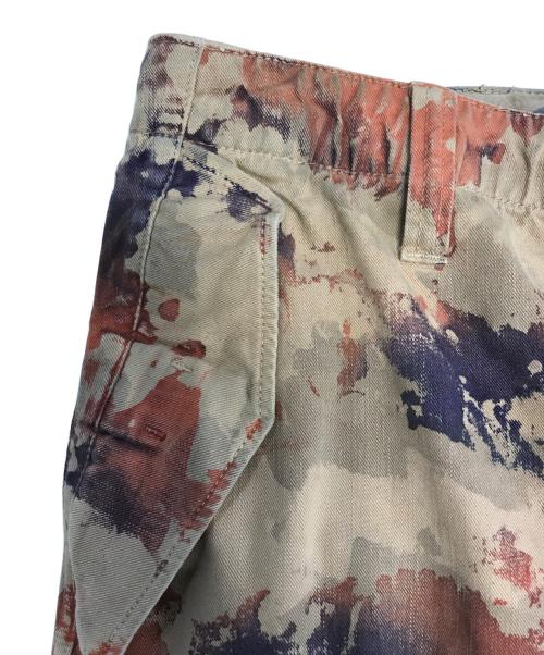 ISAMU KATAYAMA BACKLASH（イサムカタヤマ・バックラッシュ）ISAMU KATAYAMA BACKLASH (イサムカタヤマ・バックラッシュ) 総柄カーゴパンツ ブラウン サイズ:Mの古着・服飾アイテム