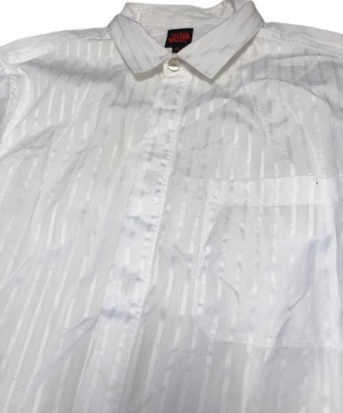 Jean Paul GAULTIER（ジャンポールゴルチェ）Jean Paul GAULTIER (ジャンポールゴルチェ) シェルボタンシャツ ホワイト サイズ:50の古着・服飾アイテム