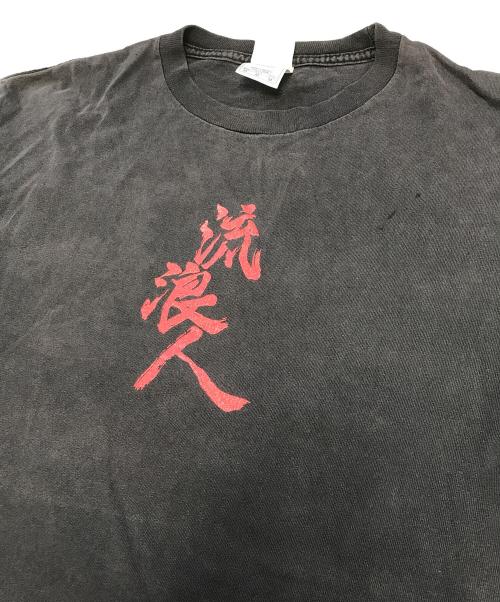 アニメーションTシャツ（アニメーションTシャツ）アニメーションTシャツ (アニメーションTシャツ) 00s るろうに剣心(るろうにけんしん) アニメーションTシャツ ブラック サイズ:Ｍの古着・服飾アイテム