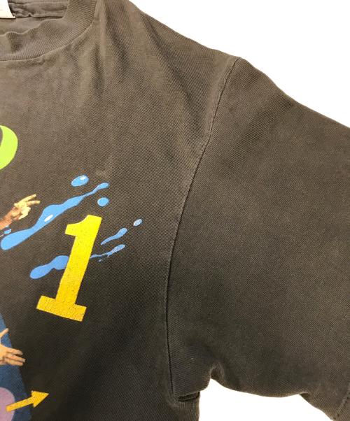 Hanes（ヘインズ）Hanes (ヘインズ) プリントTシャツ ブラック サイズ:Ｍの古着・服飾アイテム