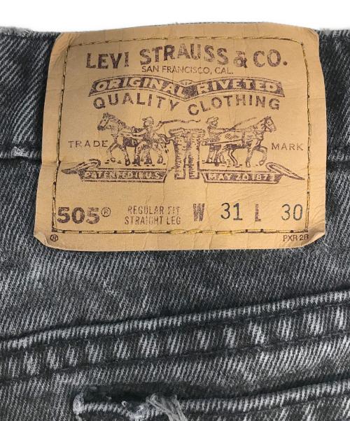 LEVI'S（リーバイス）LEVI'S (リーバイス) 後染めブラックデニム ブラック サイズ:W31 L30の古着・服飾アイテム