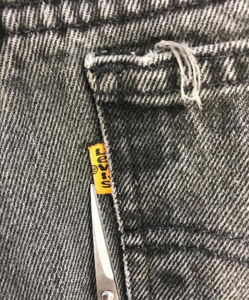 LEVI'S（リーバイス）LEVI'S (リーバイス) 後染めブラックデニム ブラック サイズ:W31 L30の古着・服飾アイテム