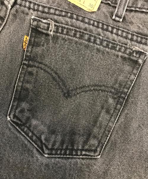 LEVI'S（リーバイス）LEVI'S (リーバイス) 後染めブラックデニム ブラック サイズ:W31 L30の古着・服飾アイテム