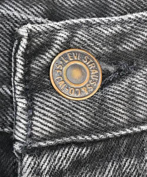 LEVI'S（リーバイス）LEVI'S (リーバイス) 後染めブラックデニム ブラック サイズ:W32 L30の古着・服飾アイテム