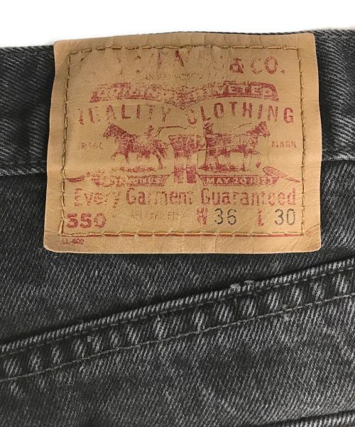 LEVI'S（リーバイス）LEVI'S (リーバイス) 後染めブラックデニム ブラック サイズ:W36 L30の古着・服飾アイテム