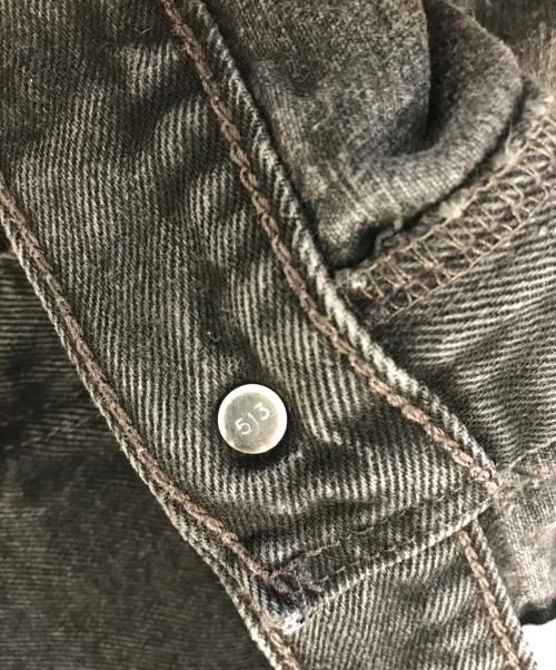 LEVI'S（リーバイス）LEVI'S (リーバイス) 後染めブラックデニム ブラック サイズ:W36 L30の古着・服飾アイテム