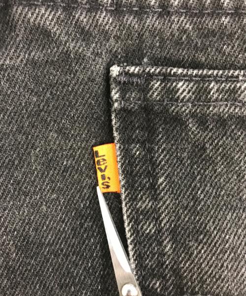 LEVI'S（リーバイス）LEVI'S (リーバイス) 後染めブラックデニム ブラック サイズ:W36 L30の古着・服飾アイテム