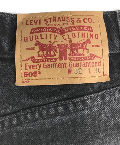 LEVI'S（リーバイス）LEVI'S (リーバイス) 後染めブラックデニム ブラック サイズ:W32 L30の古着・服飾アイテム