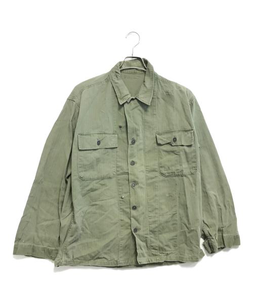VINTAGE MILITARY（ヴィンテージ ミリタリー）VINTAGE MILITARY (ヴィンテージ ミリタリー) M-43 HBTジャケット カーキ サイズ:表記なしの古着・服飾アイテム