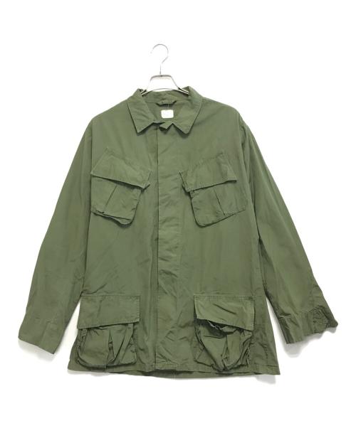 VINTAGE MILITARY（ヴィンテージ ミリタリー）VINTAGE MILITARY (ヴィンテージ ミリタリー) ジャングルファティーグジャケット カーキ サイズ:SIZE M-Lの古着・服飾アイテム