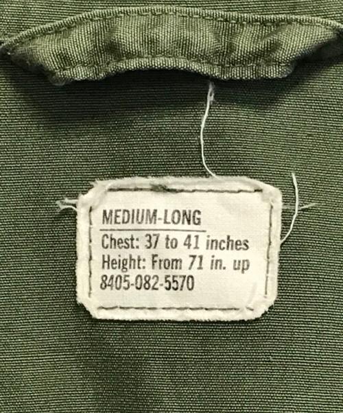 VINTAGE MILITARY（ヴィンテージ ミリタリー）VINTAGE MILITARY (ヴィンテージ ミリタリー) ジャングルファティーグジャケット カーキ サイズ:SIZE M-Lの古着・服飾アイテム
