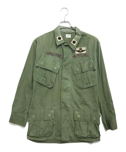 VINTAGE MILITARY（ヴィンテージ ミリタリー）VINTAGE MILITARY (ヴィンテージ ミリタリー) ジャングルファティーグジャケット カーキ サイズ:SIZE S-Rの古着・服飾アイテム
