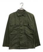 VINTAGE MILITARYヴィンテージ ミリタリー）の古着「M-43 HBTジャケット」｜カーキ