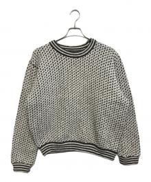 L.L.Bean（エルエルビーン）の古着「バーズアイニット」｜ホワイト