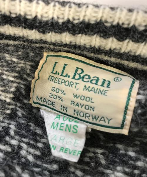 L.L.Bean（エルエルビーン）L.L.Bean (エルエルビーン) バーズアイニット ホワイト サイズ:Lの古着・服飾アイテム