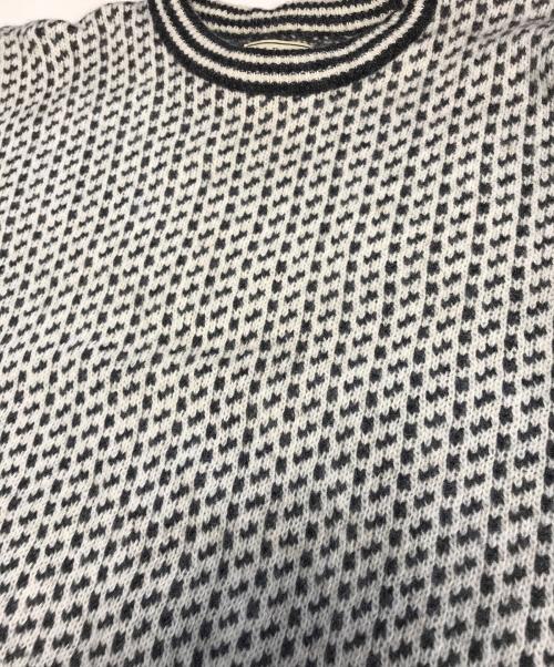 L.L.Bean（エルエルビーン）L.L.Bean (エルエルビーン) バーズアイニット ホワイト サイズ:Lの古着・服飾アイテム