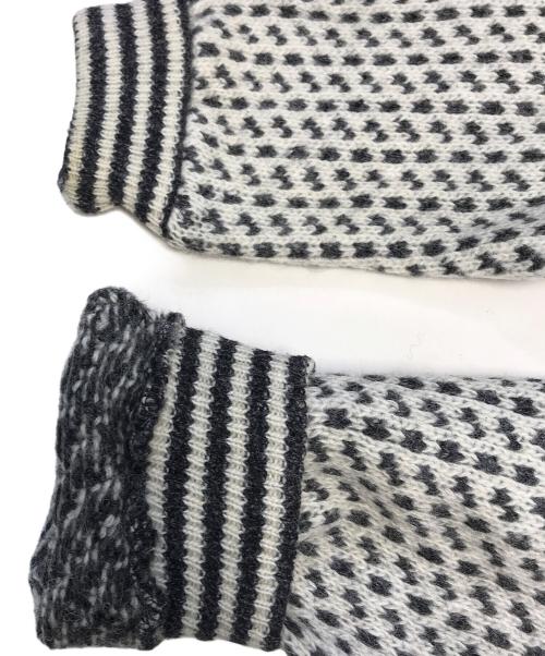 L.L.Bean（エルエルビーン）L.L.Bean (エルエルビーン) バーズアイニット ホワイト サイズ:Lの古着・服飾アイテム