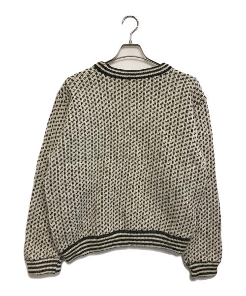 L.L.Bean（エルエルビーン）L.L.Bean (エルエルビーン) バーズアイニット ホワイト サイズ:Lの古着・服飾アイテム