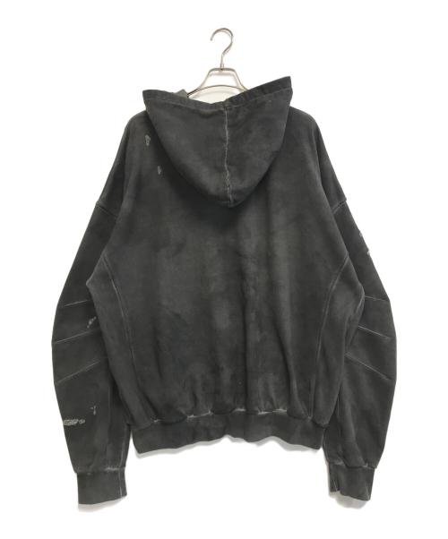 CVTVLIST（カタリスト）CVTVLIST (カタリスト) ダメージ加工プルオーバーパーカー ブラック サイズ:SIZE 1の古着・服飾アイテム