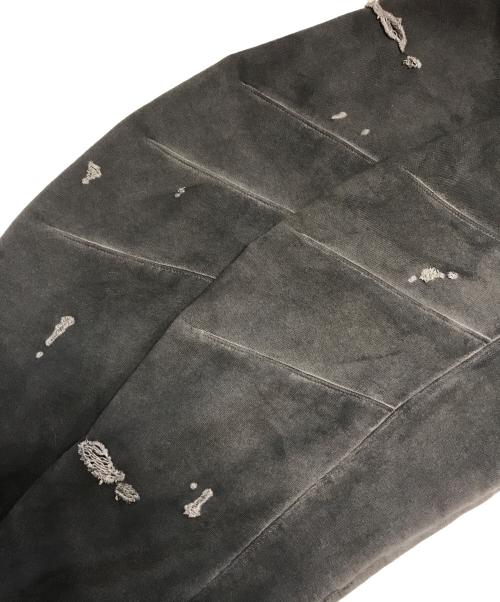 CVTVLIST（カタリスト）CVTVLIST (カタリスト) ダメージ加工プルオーバーパーカー ブラック サイズ:SIZE 1の古着・服飾アイテム