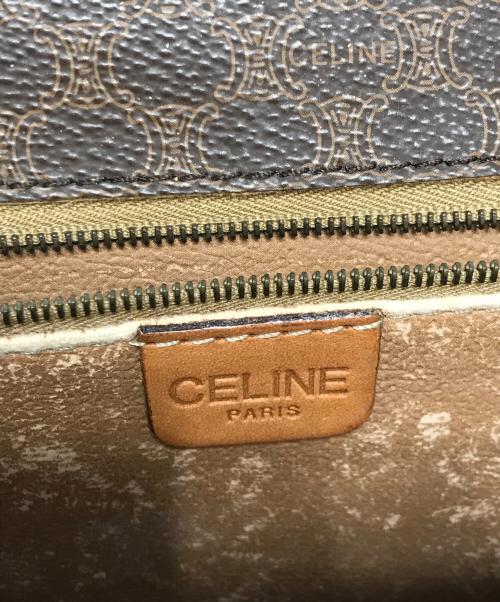 CELINE（セリーヌ）CELINE (セリーヌ) マカダム柄ショルダーバッグ ブラウン サイズ:表記なしの古着・服飾アイテム