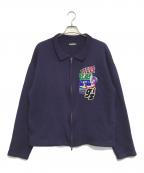 genzai×Hysteric Glamourゲンザイ×ヒステリックグラマー）の古着「Zip Knit」｜パープル